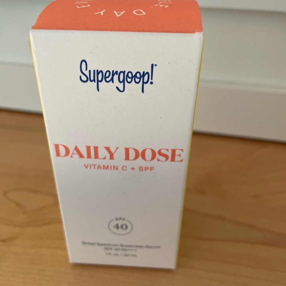 Supergoop! Daily Dose Vitamin C + SPF 40 Yellow Packaging